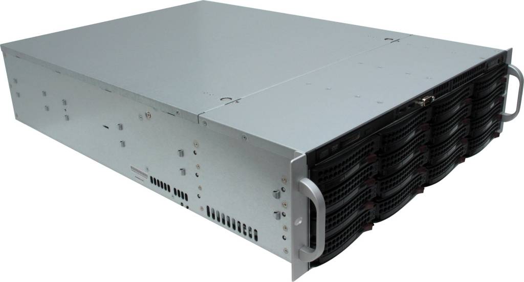   E-ATX Server Case SuperMicro [CSE-836TQ-R800B] 16xHotSwap SAS/SATA, DVD, 800W HS 3U RM
