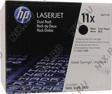  - HP Q6511XD 11X Black (Dual Pack)  LJ 2400  ()