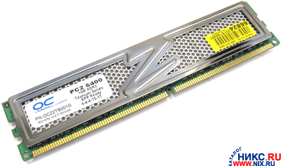   DDR-II DIMM 1024Mb PC-6400 OCZ [OCZ2T8001G] 4-4-4-15-1T
