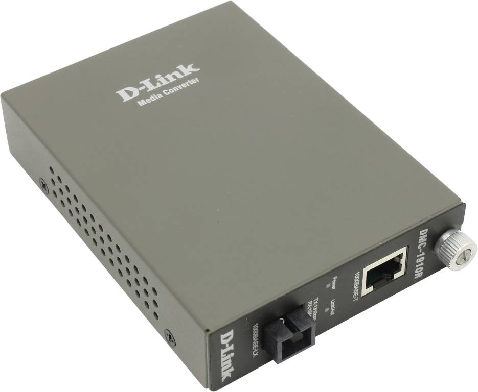 купить Медиаконвертер D-Link [DMC-1910R] 1000Base-T to 1000Base-LX Media Converter ()