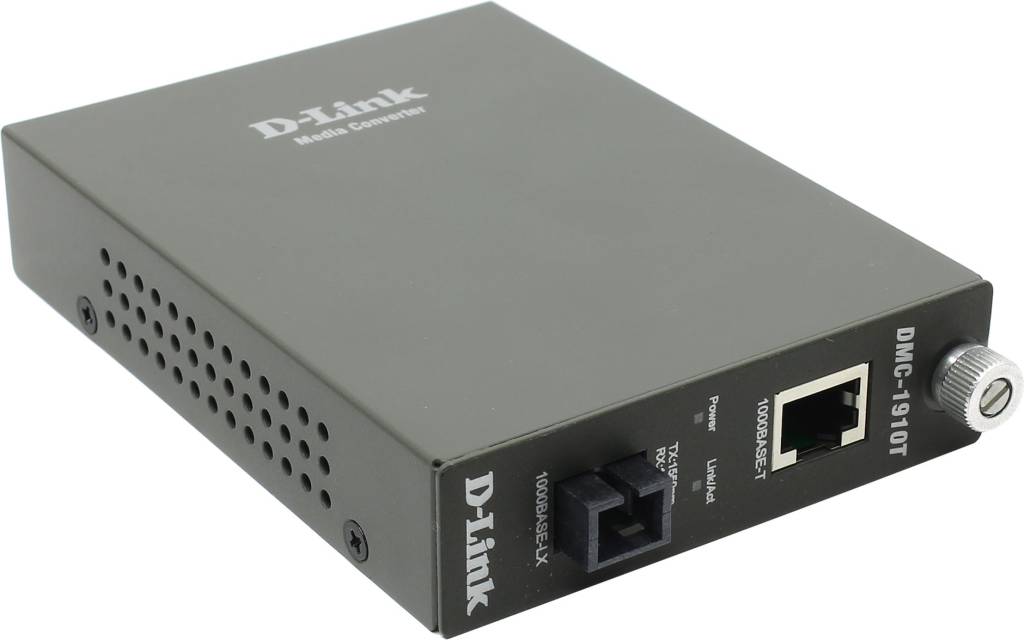 купить Медиаконвертер D-Link [DMC-1910T] 1000Base-T to 1000Base-LX Media Converter ()