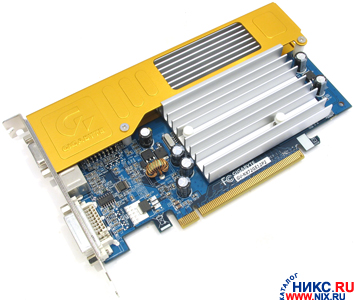  PCI-E 256Mb DDR Gigabyte GV-NX72G512P2 (OEM) 64bit+DVI+TV Out [GeForce 7200GS]