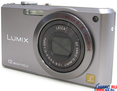    Panasonic Lumix DMC-FX100-S[Silver](12.2Mpx,28-100mm,3.6x,F2.8-F5.6,JPG,27Mb+0Mb SD/