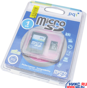    microSD 1Gb PQI + microSD-- >SD Adapter