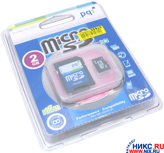    microSD 2Gb PQI + microSD-- >SD Adapter