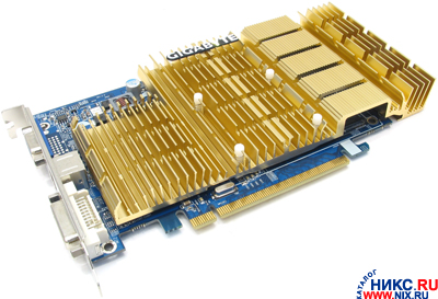   PCI-E 256Mb DDR Gigabyte GV-RX155256D-RH (RTL) +DVI+TV Out [ATI Radeon X1550]