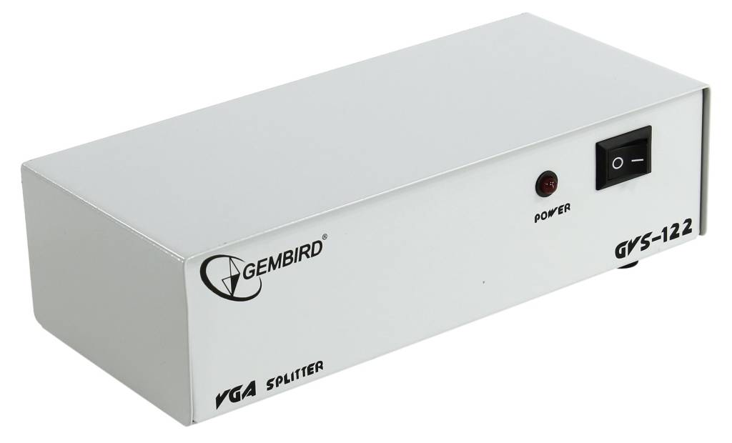   VGA 2-Port Gembird [GVS-122]  Video Splitter (VGA15F+2xVGA15F)+..