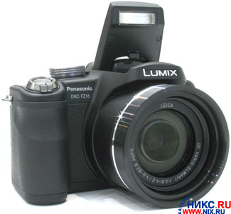    Panasonic Lumix DMC-FZ18-K[Black](8.1Mpx,28-504mm,18x,F2.8-4.2,JPG,27Mb+0Mb SD/SDHC/