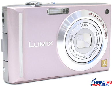   Panasonic Lumix DMC-FX55-P[Pink](8.1Mpx,28-100mm,3.6x,F2.8-F5.6,JPG,27Mb+0Mb SD/SDHC