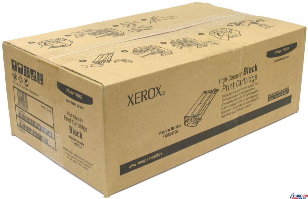  - Xerox 113R00726 Black ()  Phaser 6180 () 8000