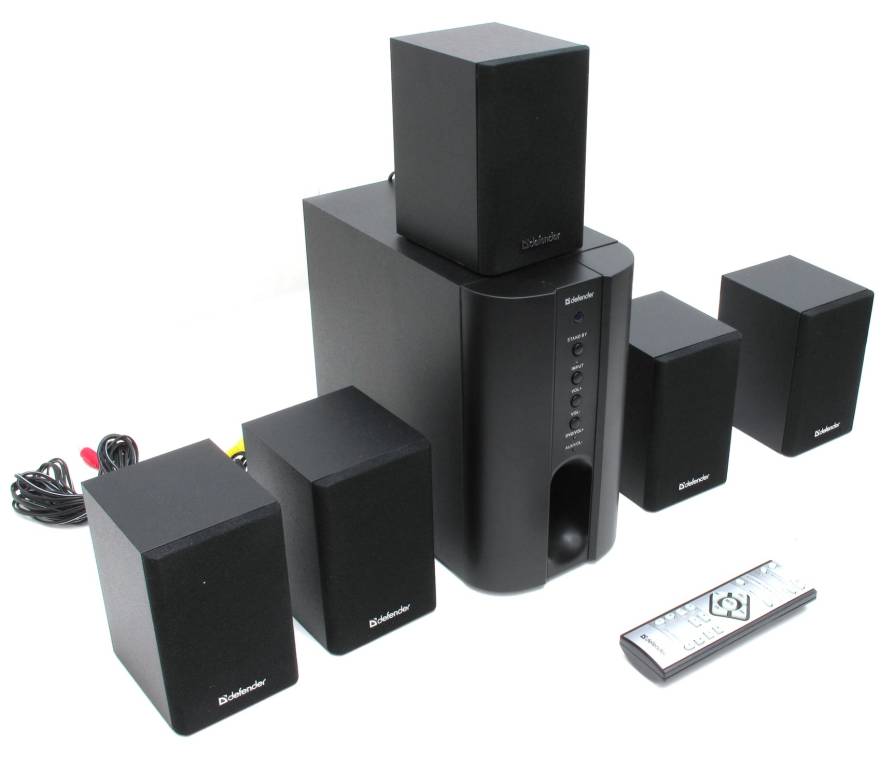   Defender Hollywood 35 Black Speaker System (5+Subwoofer, ) 65064