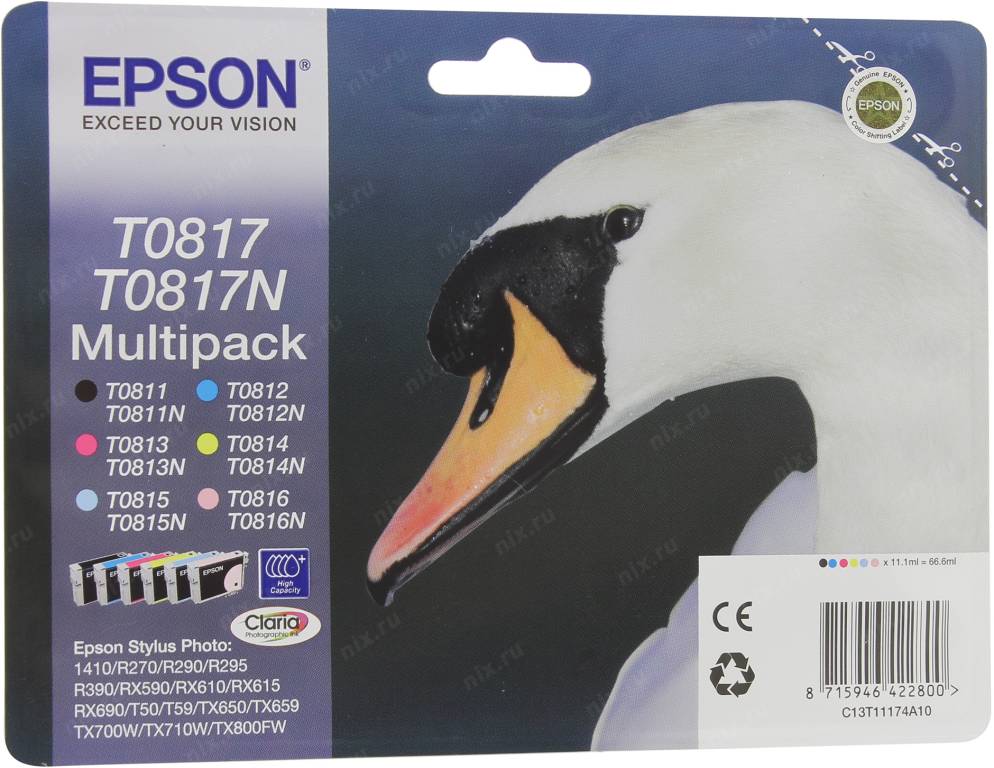   Epson T08174/T11174 Multi Pack  ( ) EPS ST Photo R270/290/RX590