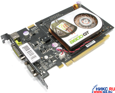   PCI-E 512Mb DDR-2 XFX [GeForce 8600GT 540M] (RTL)+DVI+TV Out+SLI [PV-T84J-YAJG]