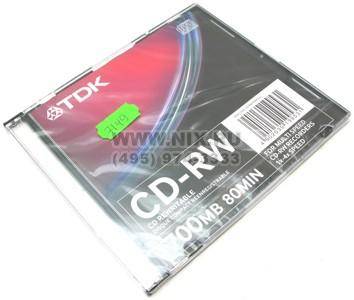   CD-RW 700 TDK  4x