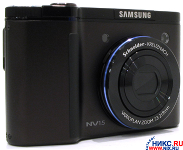    Samsung NV15[Black](10.1Mpx,34-102mm,3x,F2.8-5.2,JPG,20Mb+0Mb SD/SDHC/MMC,2.5,USB2.