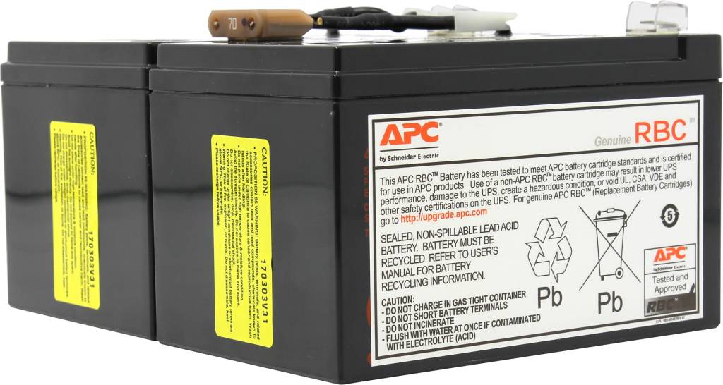 купить Батарея аккумуляторная APC [RBC6] (сменная батарея для BP1000I,SUA1000I)