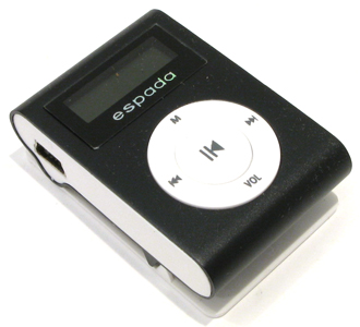   Espada [E-423-1Gb-Black](MP3/WMA Player,FM Tuner,1Gb,.,USB,Li-Ion)