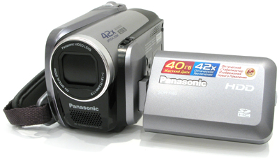    Panasonic SDR-H40-S[Silver]SD/HDD Video Camera(HDD 40Gb,0.8Mpx,42xZoom,,2.7,S