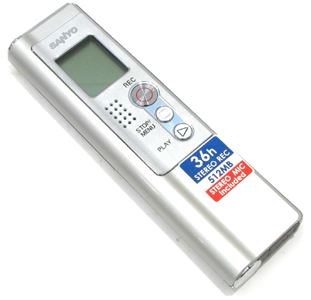   . SANYO ICR-A181M (MP3 player, 512Mb, LCD,USB)