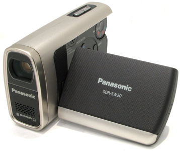   Panasonic SDR-SW20-S[Silver]SD Video Camera(SD/SDHC,10xZoom,0.8Mpx,,2.7,USB2.