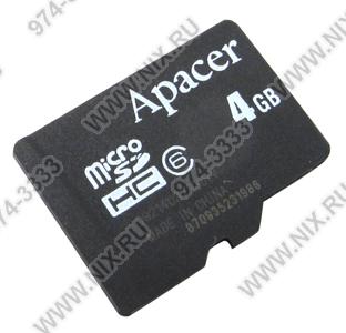   microSDHC  4Gb Apacer [microSDHC-4Gb Class6]