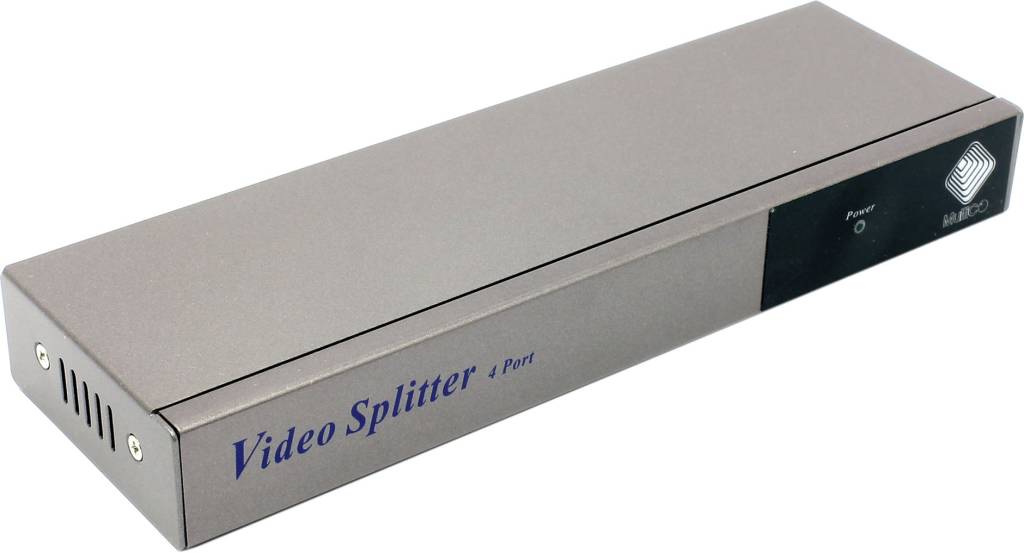   VGA 4-Port Video Splitter (VGA15M+4xVGA15F) MultiCo [EW-S004VEC]