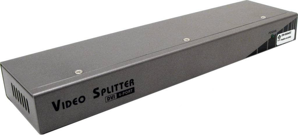   DVI 4-Port Video Splitter (DVI29F+4xDVI29F) MultiCo [EW-S004DC]