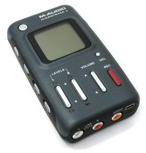   . M-Audio MicroTrack II (RTL) 2xIn/2xOut, Coaxial In, Mic In, CFI/II, USB2.0, Li-ion