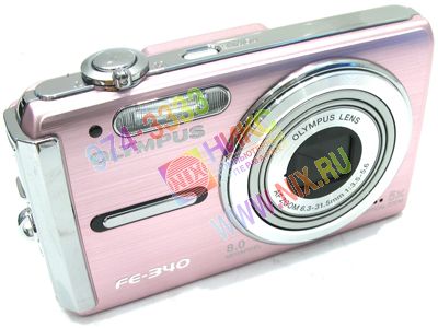    Olympus FE-340 Pink(8.0Mpx,36-180mm,5x,F3.5-5.6,JPG,48Mb+0Mb xD,2.7,USB2.0,AV,Li-Io