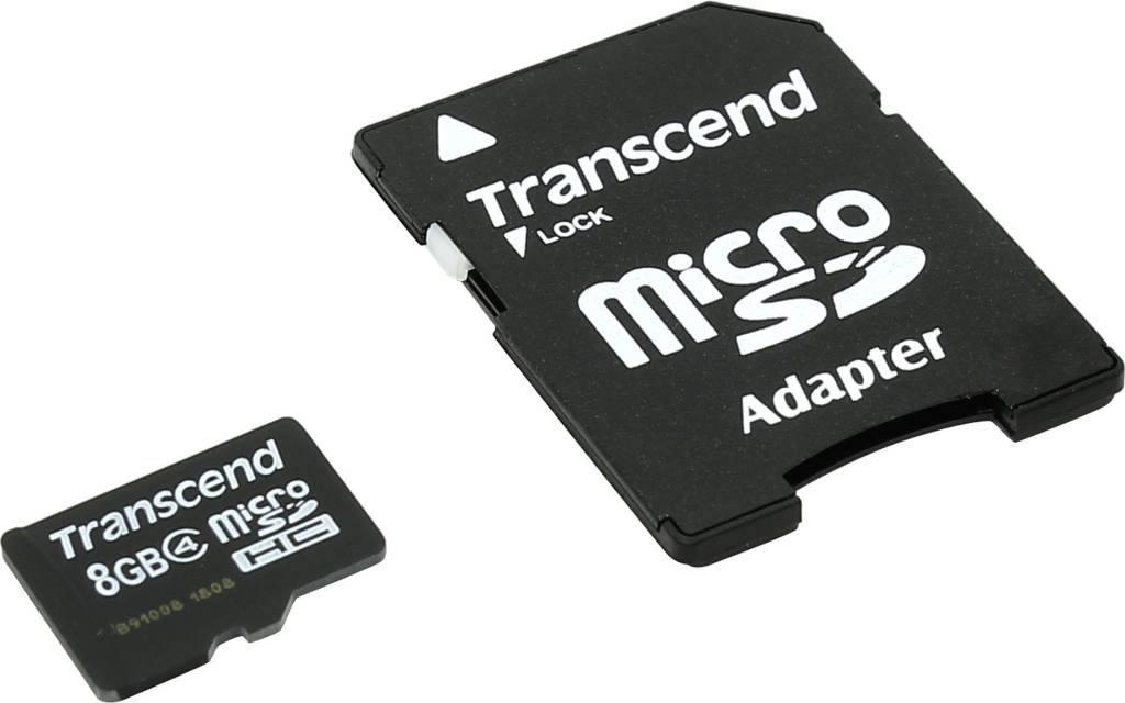    microSDHC  8Gb Transcend [TS8GUSDHC4] Class4