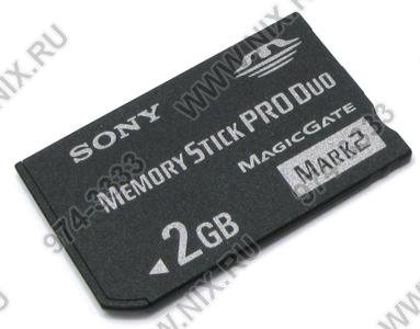    SONY Memory Stick PRO DUO MagicGate Mark2 2Gb + MS DUO-- >MS Adapter