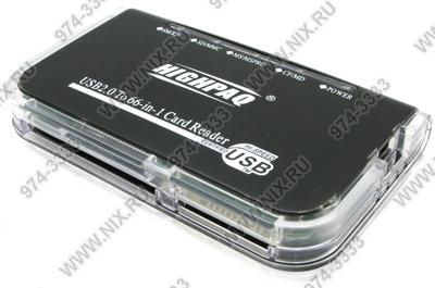   HighPaq [CR-Q007] USB2.0 CF/MD/MMC/SDHC/SM/xD/MS(/Pro/Duo) CardReader/Writer