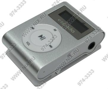   Espada [E-423-4Gb-Silver](MP3/WMA Player,FM Tuner,4Gb,.,USB,Li-Ion)