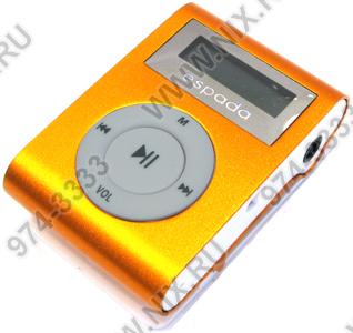   Espada [E-423-4Gb-Orange](MP3/WMA Player,FM Tuner,4Gb,.,USB,Li-Ion)