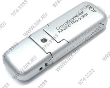   USB2.0  4Gb Kingston DataTraveler Micro Reader[DTCRC/4GB] & MicroSDHC/M