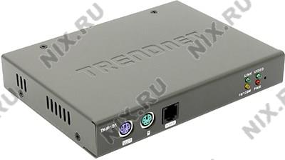   KVM 1-port TRENDnet [TK-IP101] 1-Port KVM Switch over IP (PS/2+VGA15F;-,:USB