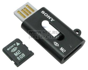    SONY [MS-A8GU2] Memory Stick Micro M2 8Gb + USB Adapter