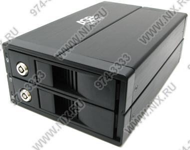    USB2.0/eSATA  .2x3.5 SATA HDD AgeStar [S2B3A] (RAID, Al)