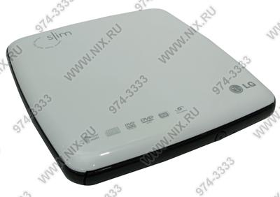  USB2.0 DVD RAM&DVDR/RW&CDRW LG GP08NU10(White) EXT (RTL) 5x&8(R9 6)x/8x&8(R9 6)x/6x/8x&24x/