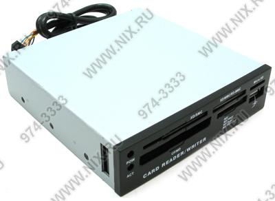   3.5 Internal USB2.0[+Black&Silver panel]CF/MD/SM/MMC/RSMMC/SD/MicroSD/xD/MS/Pro/Duo)Card Re