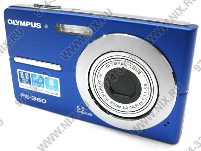    Olympus FE-360[Blue](8.0Mpx,36-108mm,3x,F3.1-5.9,JPG,20.5Mb+0Mb xD/microSDHC,2.5,US