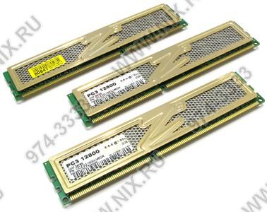    DDR3 DIMM  6Gb PC-12800 OCZ Gold [OCZ3G1600LV6GK] KIT 3*2Gb 8-8-8