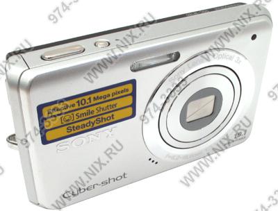    SONY Cyber-shot DSC-W180[Silver](10.1Mpx,35-105mm,3x,F3.1-5.6,JPG,12Mb+0Mb MS Duo,2.