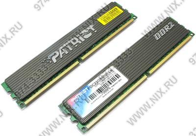    DDR-II DIMM 2048Mb PC-8500 Patriot [PDC22G8500ELK] KIT 2*1Gb EL