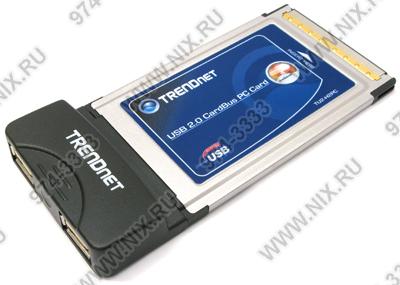   CardBus USB2.0 2 port TRENDnet [TU2-H2PC] (RTL)