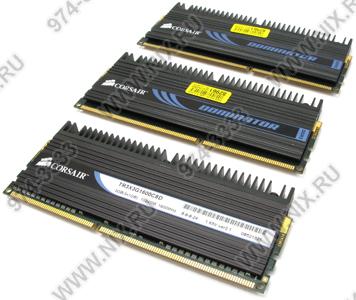    DDR3 DIMM  3Gb PC-12800 Corsair Dominator [TR3X3G1600C8D] KIT 3*1Gb