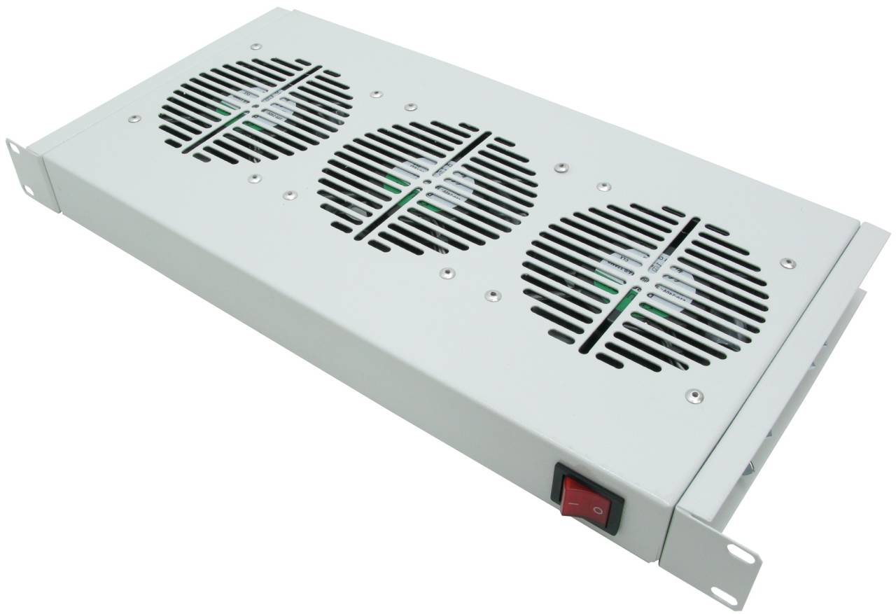 купить Модуль вентиляторный 19”, 1U, 3 вентилятора [NT ВМ-3 G], серый