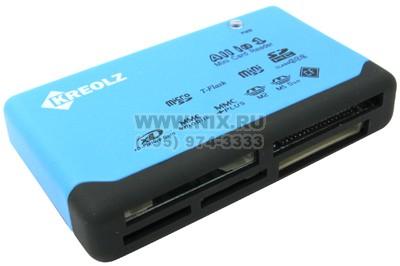  Kreolz[VCR-382]USB2.0 CF/MD/MMC/MMCm/RS-MMC/SDHC/microSD/xD/MS(PRO/M2/Duo)Card Reader/Writer