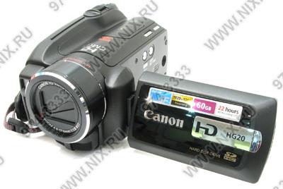    Canon HG20[Black]HD Video Camcorder(HDD 60Gb,AVCHD,3.31Mpx,12xZoom,,,2.7,SD