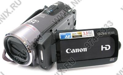    Canon Legria HF200 HD Camcorder(AVCHD1080i,SD/SDHC,2.99Mpx,15xZoom,,,2.7,US